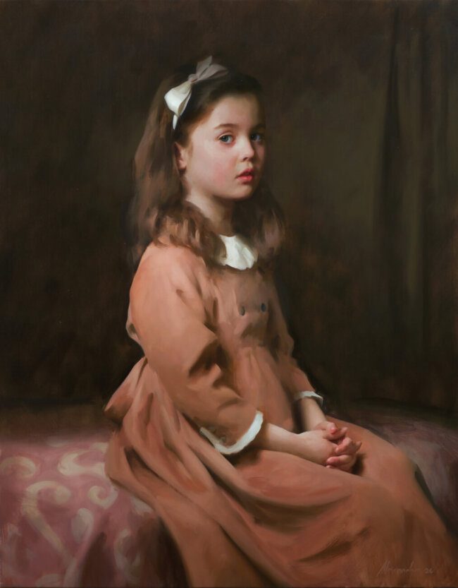 Annabel, oil on canvas, 32 x 25 in.