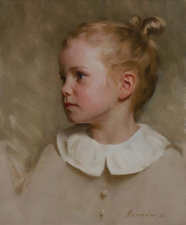 Coco, oil on canvas, 12 x 10 in.